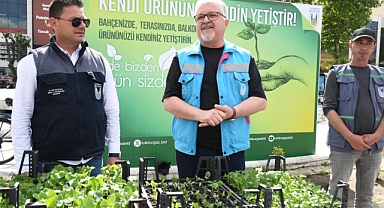 Lüleburgaz’da 15 Bin Atalık Fide 1 Saatte Tükendi