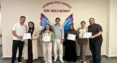 Lüleburgaz Devlet Hastanesi Gebe Okulu Eğitimlerini Tamamladı