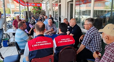 Kırklareli’nde Dolu ve Kuvvetli Yağışın Ardından Tarım Alanlarında İnceleme